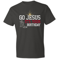 Load image into Gallery viewer, Designs by MyUtopia Shout Out:Go Jesus Its Your Birthday - Lightweight T-Shirt,Smoke / S,Adult Unisex T-Shirt
