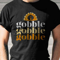 Load image into Gallery viewer, Designs by MyUtopia Shout Out:Gobble Adult Unisex Cotton Short Sleeve T-Shirt
