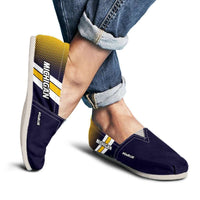 Load image into Gallery viewer, Designs by MyUtopia Shout Out:#GoBlue Michigan Casual Canvas Slip on Shoes Women&#39;s Flats

