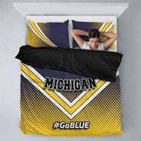 Load image into Gallery viewer, Designs by MyUtopia Shout Out:#GoBlue Michigan Fan Duvet Cover and Pillowcases
