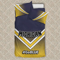 Load image into Gallery viewer, Designs by MyUtopia Shout Out:#GoBlue Michigan Fan Duvet Cover and Pillowcases
