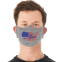 Load image into Gallery viewer, Designs by MyUtopia Shout Out:God Bless America Fabric Face Covering / Face Mask

