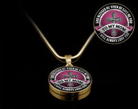 Load image into Gallery viewer, Designs by MyUtopia Shout Out:God Blessed Me when he gave me you, Mom, Liquid Glass Personalize Locket Necklace
