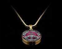 Load image into Gallery viewer, Designs by MyUtopia Shout Out:God Blessed Me when he gave me you, Mom, Liquid Glass Personalize Locket Necklace,Gold / No,Necklace
