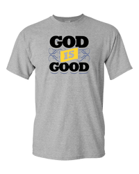 Load image into Gallery viewer, Designs by MyUtopia Shout Out:God Is Good Adult Unisex T-Shirt,Athletic Heather / S,Adult Unisex T-Shirt
