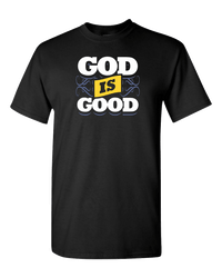 Load image into Gallery viewer, Designs by MyUtopia Shout Out:God Is Good Adult Unisex T-Shirt,Black / S,Adult Unisex T-Shirt
