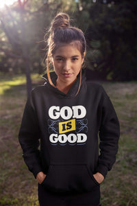 Load image into Gallery viewer, Designs by MyUtopia Shout Out:God Is Good Core Fleece Pullover Hoodie
