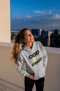 Load image into Gallery viewer, Designs by MyUtopia Shout Out:God Is Good Core Fleece Pullover Hoodie
