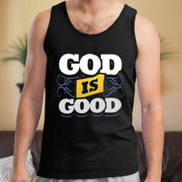 Load image into Gallery viewer, Designs by MyUtopia Shout Out:God Is Good Cotton Unisex Tank Top
