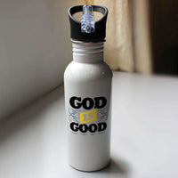 Load image into Gallery viewer, Designs by MyUtopia Shout Out:God Is Good Faith Water Bottle
