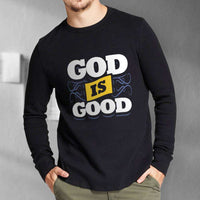 Load image into Gallery viewer, Designs by MyUtopia Shout Out:God Is Good Long Sleeve Ultra Cotton Unisex T-Shirt
