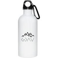 Load image into Gallery viewer, Designs by MyUtopia Shout Out:God Is Greater Than My Highs And Lows John 16:33 20 oz. Stainless Steel Water Bottle
