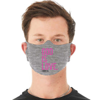 Load image into Gallery viewer, Designs by MyUtopia Shout Out:God Is Love 1 John 1:16 Fabric Face Covering / Face Mask
