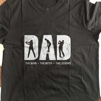 Load image into Gallery viewer, Designs by MyUtopia Shout Out:Golf Dad Adult Unisex T-Shirt
