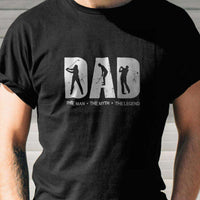 Load image into Gallery viewer, Designs by MyUtopia Shout Out:Golf Dad Adult Unisex T-Shirt
