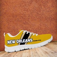 Load image into Gallery viewer, Designs by MyUtopia Shout Out:#GoMarching New Orleans Fan Running Shoes
