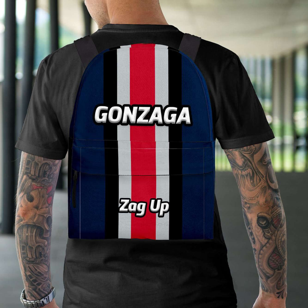 Designs by MyUtopia Shout Out:Gonzaga Zag Up Bulldogs Basketball Fans Backpack