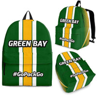 Load image into Gallery viewer, Designs by MyUtopia Shout Out:#GoPackGo Green Bay Backpack
