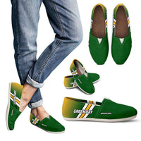Load image into Gallery viewer, Designs by MyUtopia Shout Out:#GoPackGo Green Bay Casual Canvas Slip on Shoes Women&#39;s Flats
