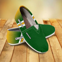 Load image into Gallery viewer, Designs by MyUtopia Shout Out:#GoPackGo Green Bay Casual Canvas Slip on Shoes Women&#39;s Flats
