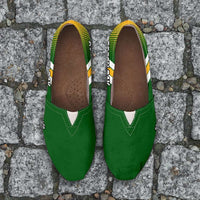 Load image into Gallery viewer, Designs by MyUtopia Shout Out:#GoPackGo Green Bay Casual Canvas Slip on Shoes Women&#39;s Flats
