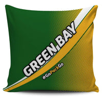 Load image into Gallery viewer, Designs by MyUtopia Shout Out:#GoPackGo Green Bay Fan Accent Pillow Cover Pillowcase
