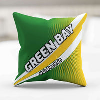 Load image into Gallery viewer, Designs by MyUtopia Shout Out:#GoPackGo Green Bay Fan Accent Pillow Cover Pillowcase
