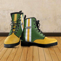 Load image into Gallery viewer, Designs by MyUtopia Shout Out:#GoPackGo Green Bay Faux Leather 7 Eye Lace-up Boots

