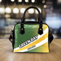 Load image into Gallery viewer, Designs by MyUtopia Shout Out:#GoPackGo Green Bay Faux Leather Handbag with Shoulder Strap
