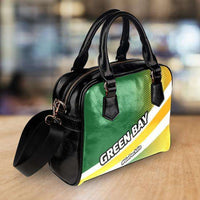 Load image into Gallery viewer, Designs by MyUtopia Shout Out:#GoPackGo Green Bay Faux Leather Handbag with Shoulder Strap
