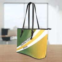 Load image into Gallery viewer, Designs by MyUtopia Shout Out:#GoPackGo Green Bay Faux Leather Totebag Purse
