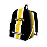 Load image into Gallery viewer, Designs by MyUtopia Shout Out:#GoShockers Wichita Backpack,Large (18 x 14 x 8 inches) / Adult (Ages 13+),Backpacks
