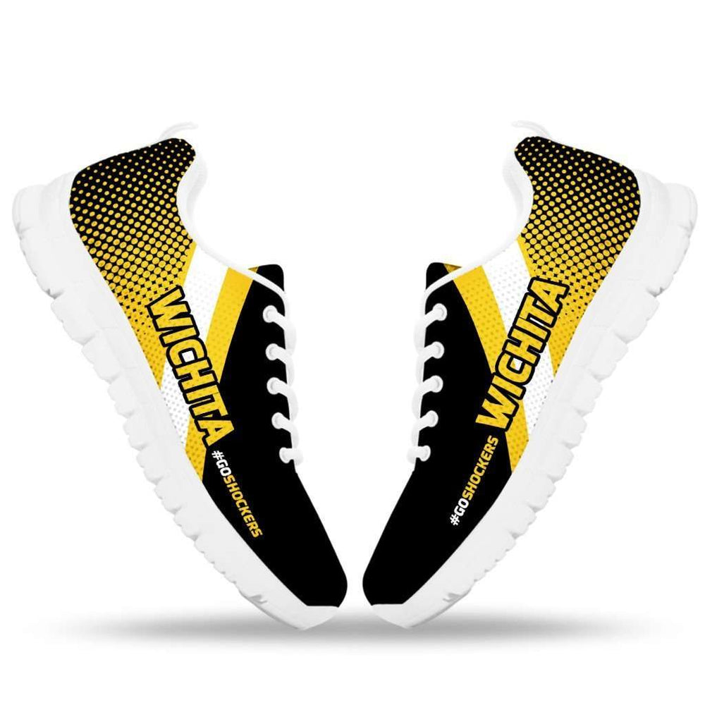 Designs by MyUtopia Shout Out:#GoShockers Wichita Fan Running Shoes v2