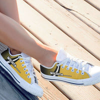 Load image into Gallery viewer, Designs by MyUtopia Shout Out:#GoShockers Wichita Lowtop Shoes
