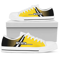 Load image into Gallery viewer, Designs by MyUtopia Shout Out:#GoShockers Wichita Lowtop Shoes
