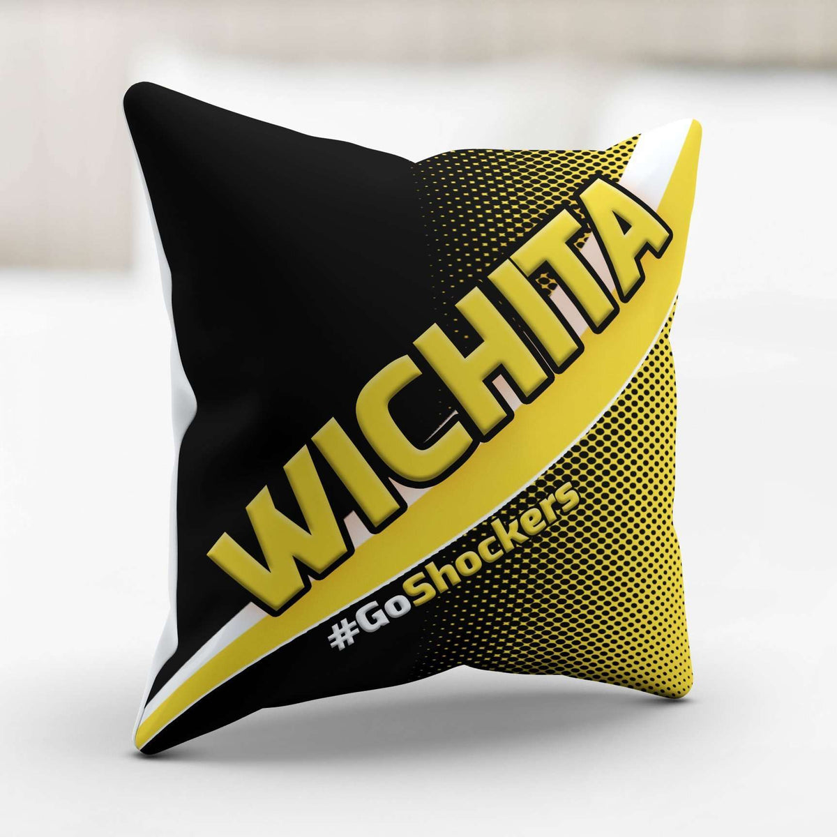 Designs by MyUtopia Shout Out:#GoShockers Wichita Pillowcase