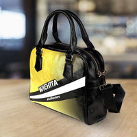 Load image into Gallery viewer, Designs by MyUtopia Shout Out:#GoShockers Wichita Shoulder Handbag
