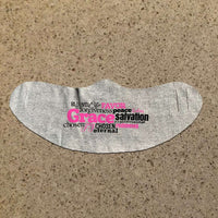 Load image into Gallery viewer, Designs by MyUtopia Shout Out:Grace Word Cloud Fabric Face Covering / Face Mask,Heather Grey,Fabric Face Mask
