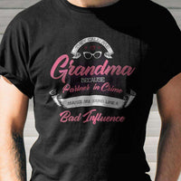 Load image into Gallery viewer, Designs by MyUtopia Shout Out:GrandMa Partner In Crime Adult Unisex Cotton Short Sleeve T-Shirt
