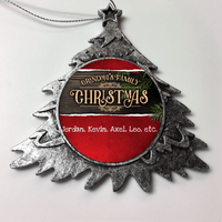 Load image into Gallery viewer, Designs by MyUtopia Shout Out:Grandma&#39;s Family Christmas Personalized Keepsake Ornament,Christmas Tree,Personalized Christmas Ornament
