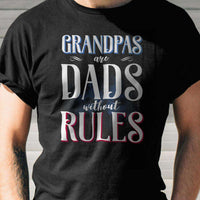 Load image into Gallery viewer, Designs by MyUtopia Shout Out:GrandPas Are Dads Without Rules Adult Unisex Cotton Short Sleeve T-Shirt
