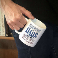 Load image into Gallery viewer, Designs by MyUtopia Shout Out:GrandPa&#39;s Are Dads Without Rules White Ceramic Coffee Mug
