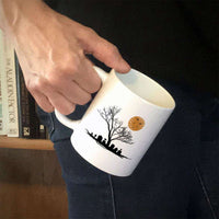 Load image into Gallery viewer, Designs by MyUtopia Shout Out:Graveyard White Ceramic Coffee Mug
