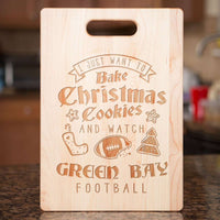 Load image into Gallery viewer, Designs by MyUtopia Shout Out:Green Bay Football Christmas Engraved Cutting Board
