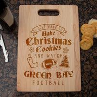 Load image into Gallery viewer, Designs by MyUtopia Shout Out:Green Bay Football Christmas Engraved Cutting Board
