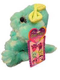 Load image into Gallery viewer, Designs by MyUtopia Shout Out:Green Puppy 7-inch Plush Stuffed Animal Toy
