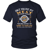 Load image into Gallery viewer, Designs by MyUtopia Shout Out:Grills Tasty Food - Mens T-Shirt,District Unisex Shirt / Navy / S,Adult Unisex T-Shirt
