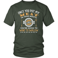 Load image into Gallery viewer, Designs by MyUtopia Shout Out:Grills Tasty Food - Mens T-Shirt,District Unisex Shirt / Olive / S,Adult Unisex T-Shirt
