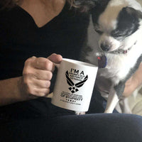 Load image into Gallery viewer, Designs by MyUtopia Shout Out:Grumpy Old Air Force Veteran Ceramic Coffee Mugs - White
