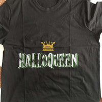 Load image into Gallery viewer, Designs by MyUtopia Shout Out:Halloqueen Adult Unisex Cotton Short Sleeve T-Shirt
